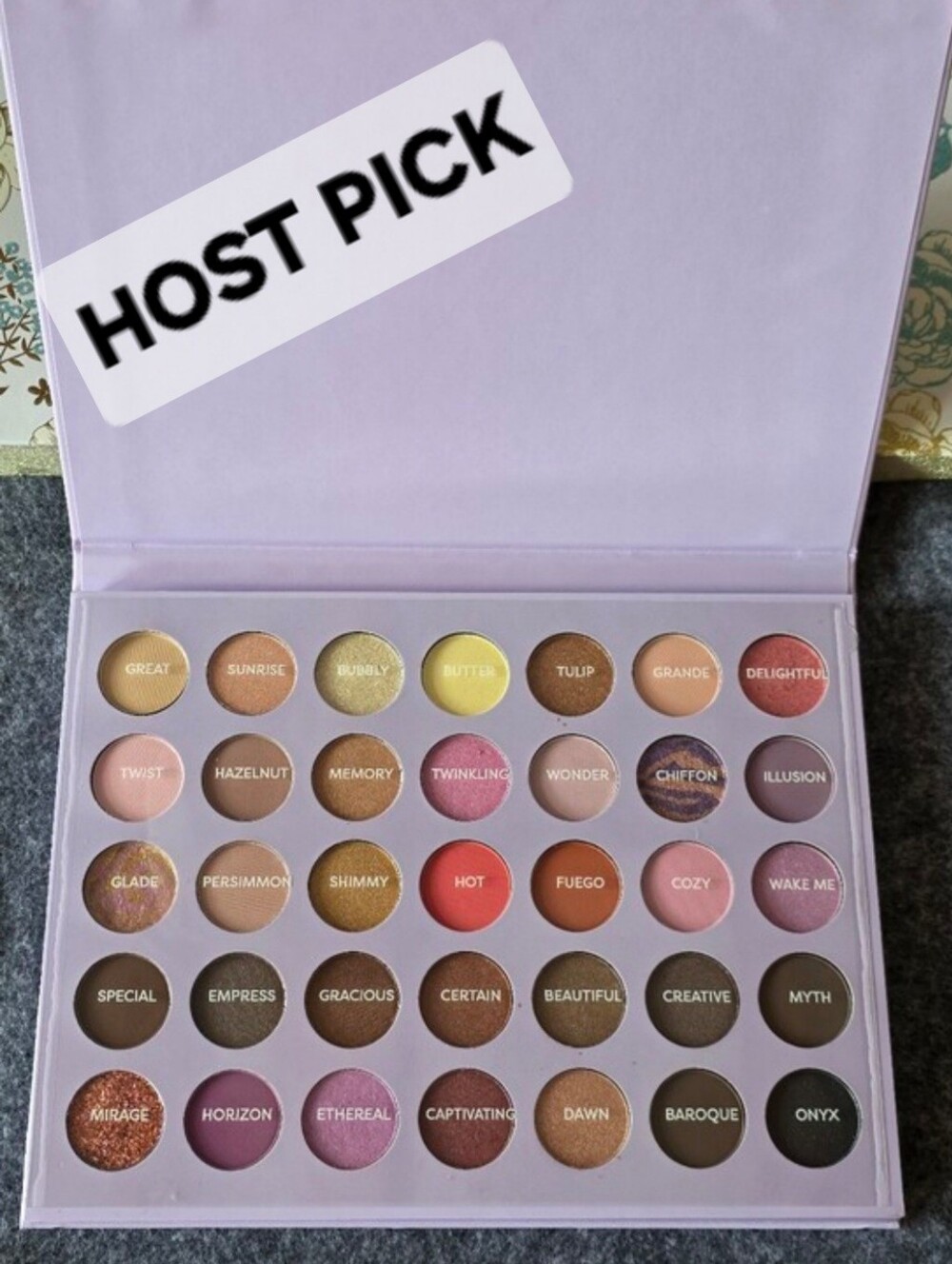 Neutral & Warm Eyeshadow Palette – 35-Shade Pink, Brown & Gold Set